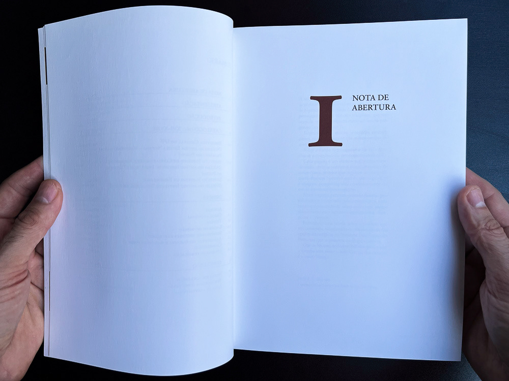 Image of Insive view 3 of Catálogo de Livro Antigo IPP SDP-BC Spine. This is an image related to a project inside Pedro Rodrigues (Treze413) graphic design portfolio.